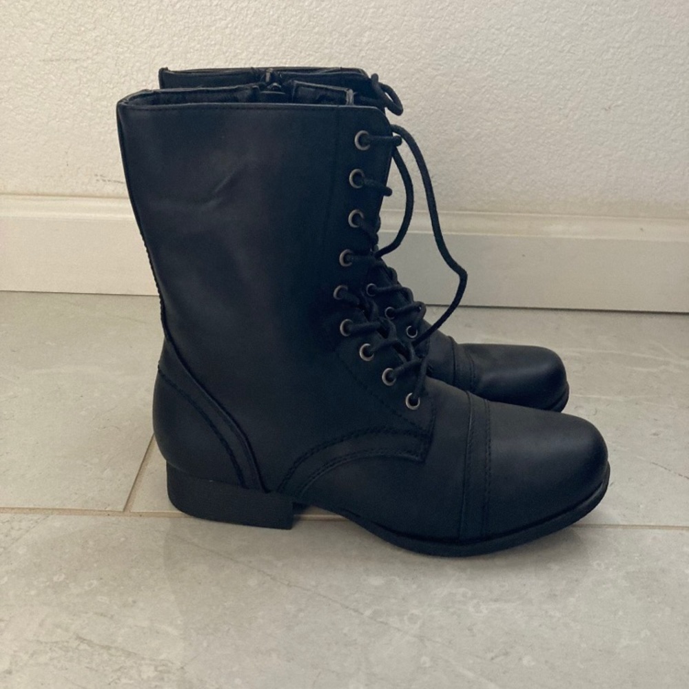 Black Combat Boots